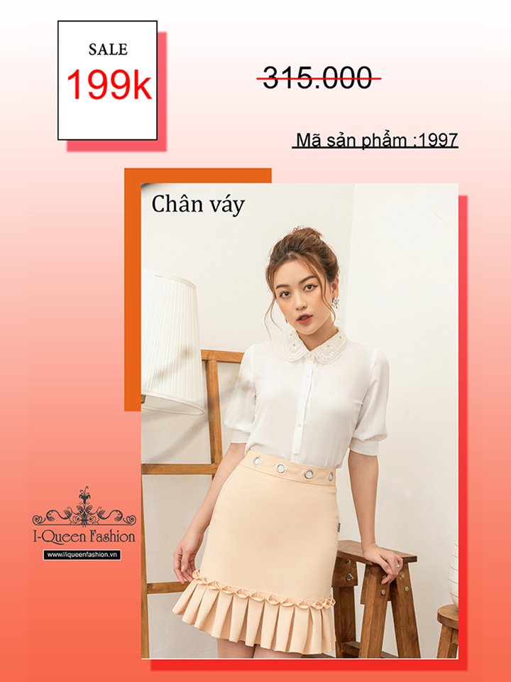 Đầm voan châu toan trên bèo chân váy dập ly - ANN.COM.VN