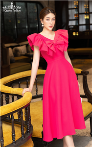 Váy xòe hồng sen - 3661